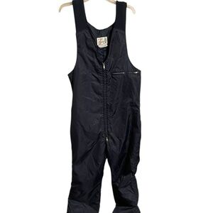 Sears Fieldmaster Men’s Bib Snow Overalls Size 32 Average Blue VTG
